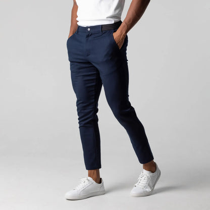 Chino Elástico Premium Azul