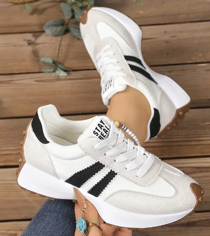 Zapatillas cómodas con plataforma ergonómica