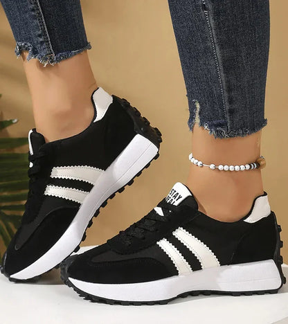 Zapatillas cómodas con plataforma ergonómica