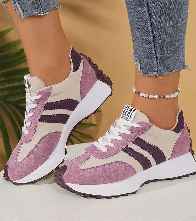 Zapatillas cómodas con plataforma ergonómica