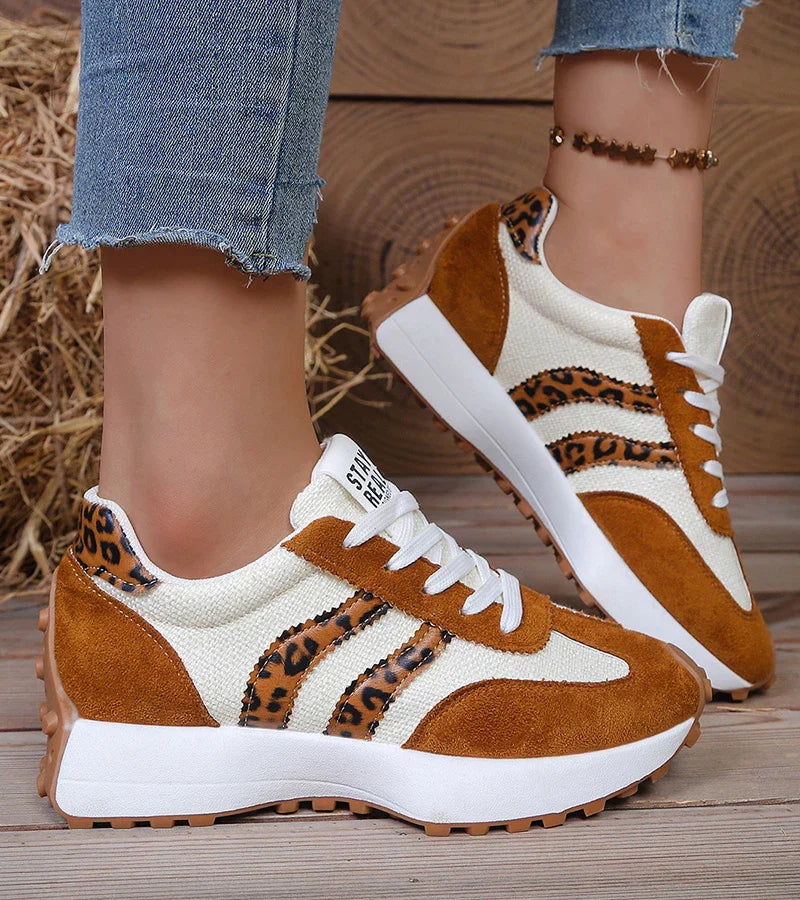 Zapatillas cómodas con plataforma ergonómica