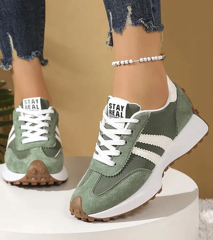 Zapatillas cómodas con plataforma ergonómica