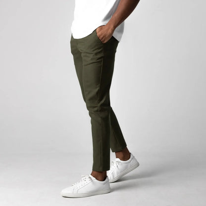 Chino Elástico Premium Verde