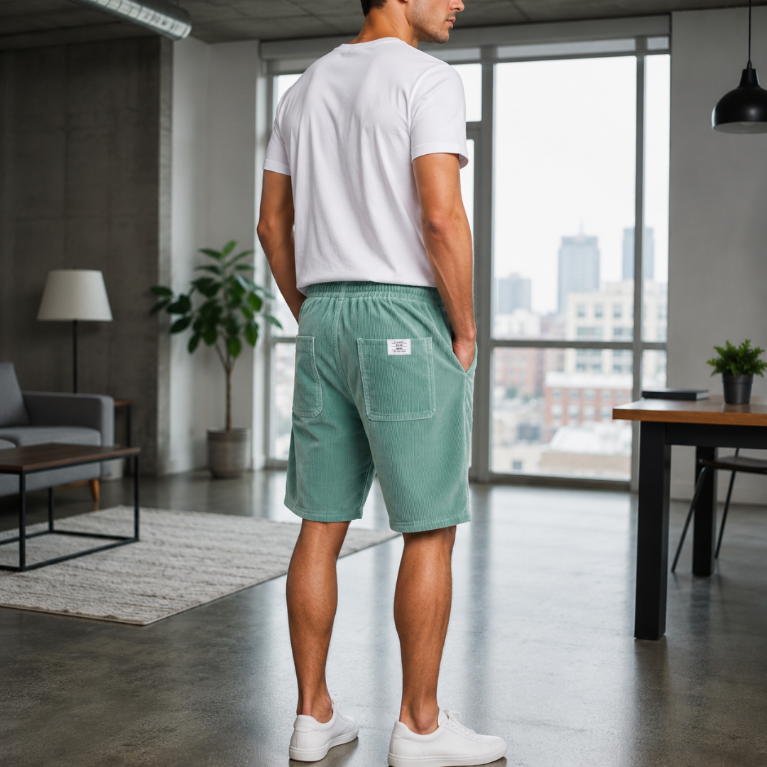 Pantalones de tercio pelo elegante