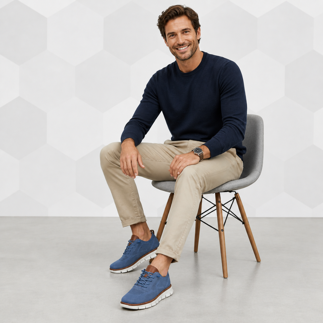 Zapatos de hombre de malla