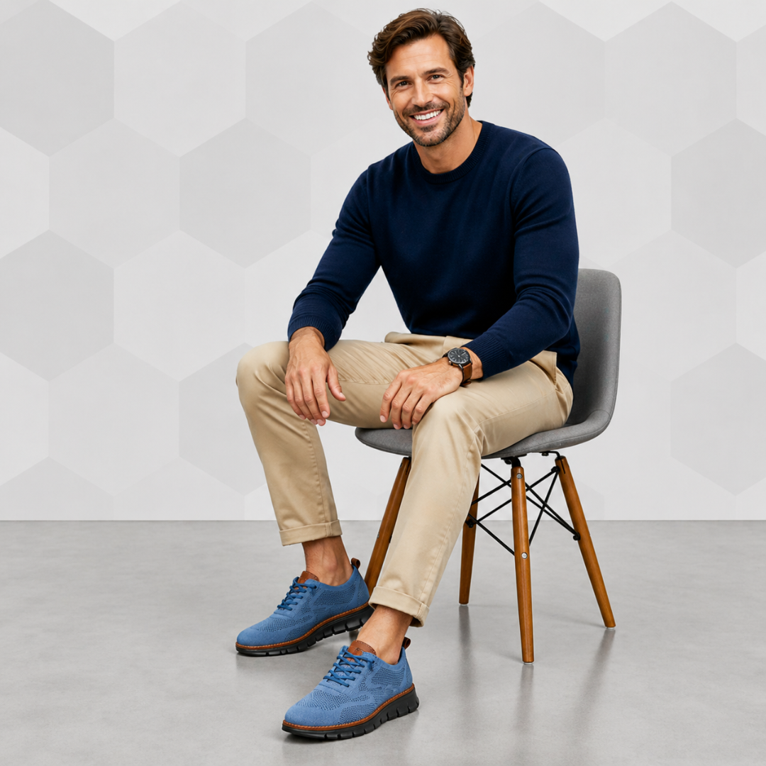 Zapatos de hombre de malla