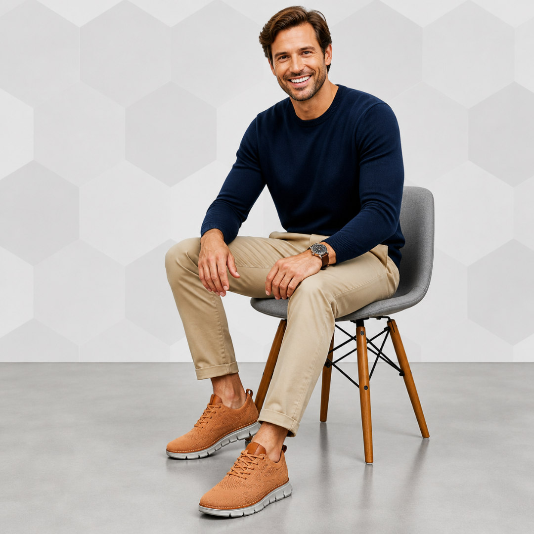 Zapatos de hombre de malla