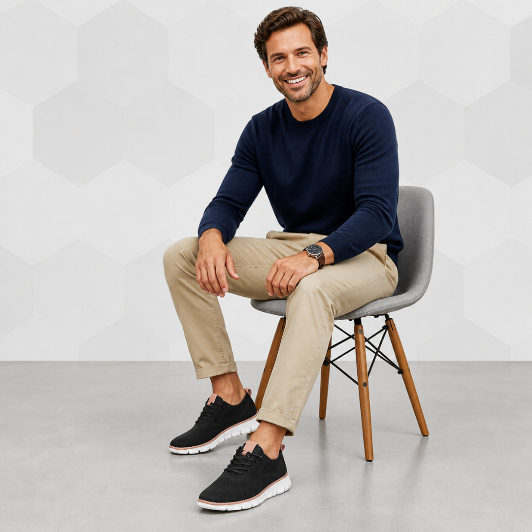 Zapatos de hombre de malla